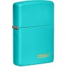 Зажигалка ZIPPO CLASSIC FLAT TURQUOISE 49454ZL