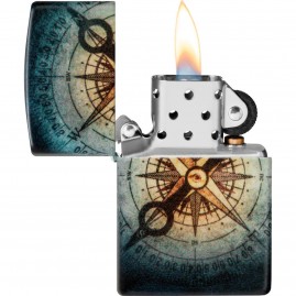 Зажигалка ZIPPO COMPASS GHOST 48562