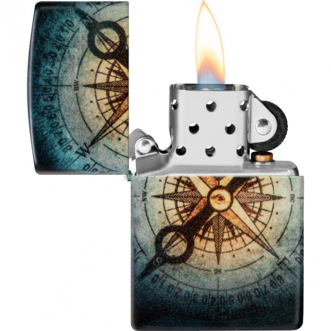 Зажигалка ZIPPO COMPASS GHOST 48562