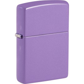 Зажигалка ZIPPO классическая с лавандовым матовым покрытием | Smoky Lavender Matte, латунь/сталь, лавандовая, матовая, 38x13x57 мм