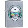 Зажигалка ZIPPO SKULL HEADPHONE 29855