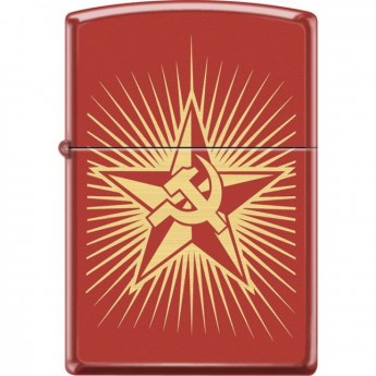 Зажигалка ZIPPO 233 RUSSIAN HAMMER SICKLE